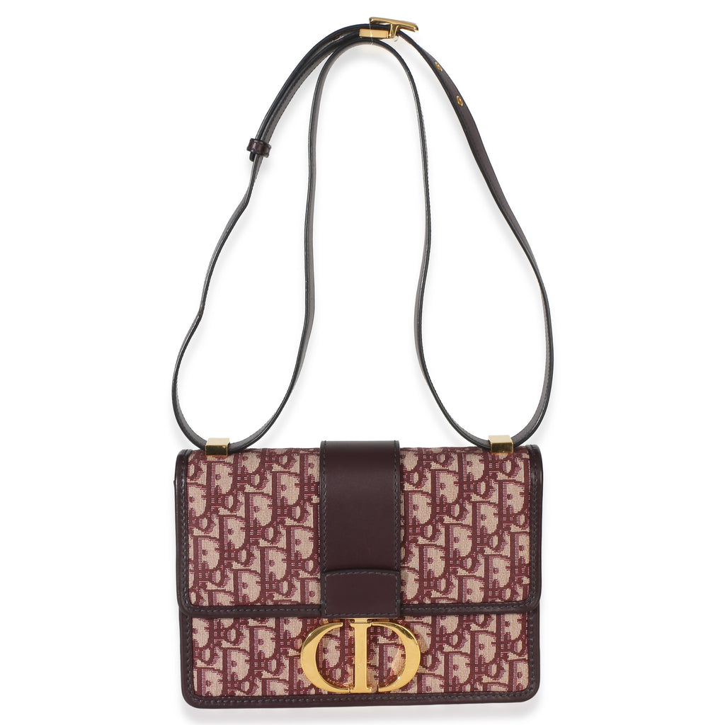 Burgundy Oblique 30 Montaigne Flap
