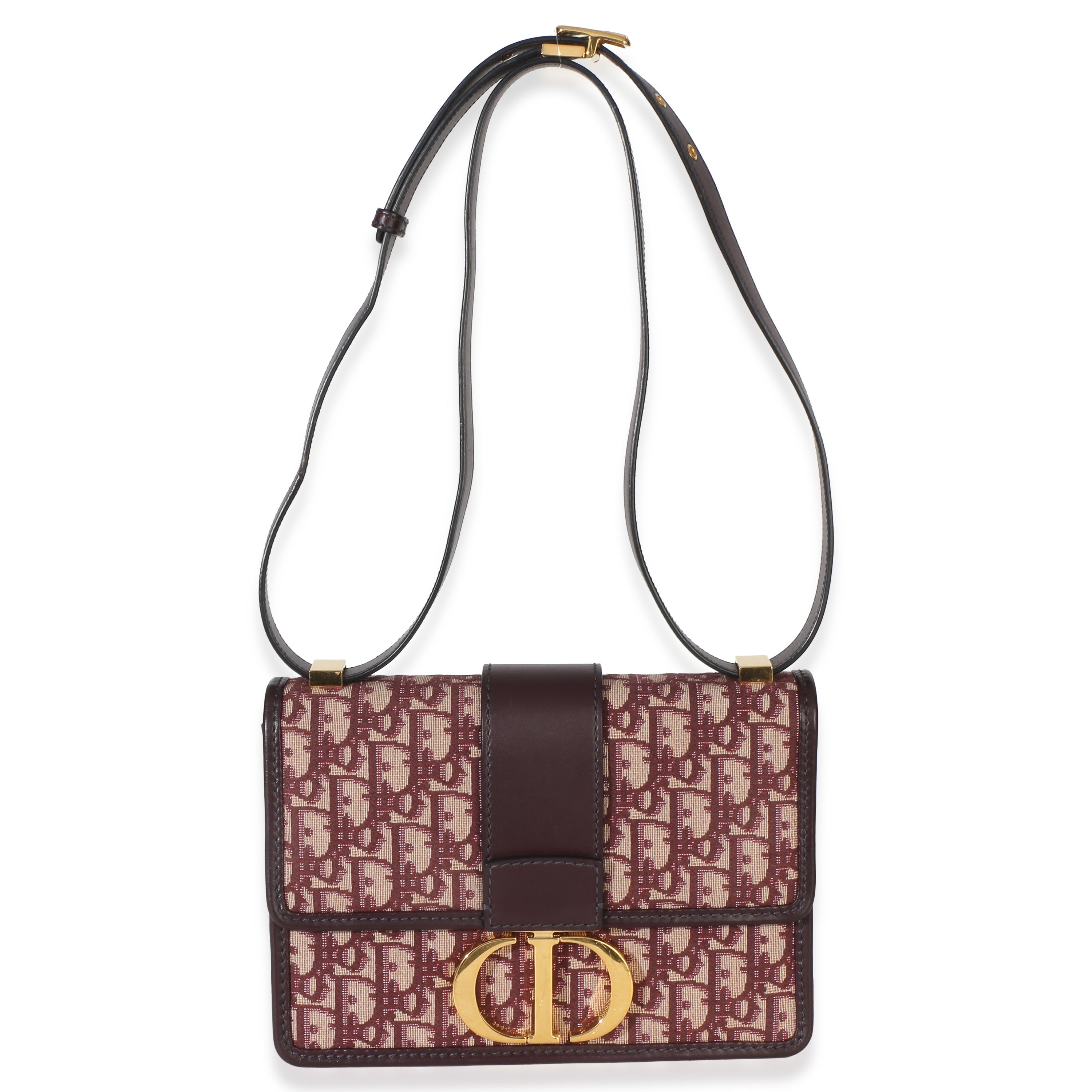 Burgundy Oblique 30 Montaigne Flap