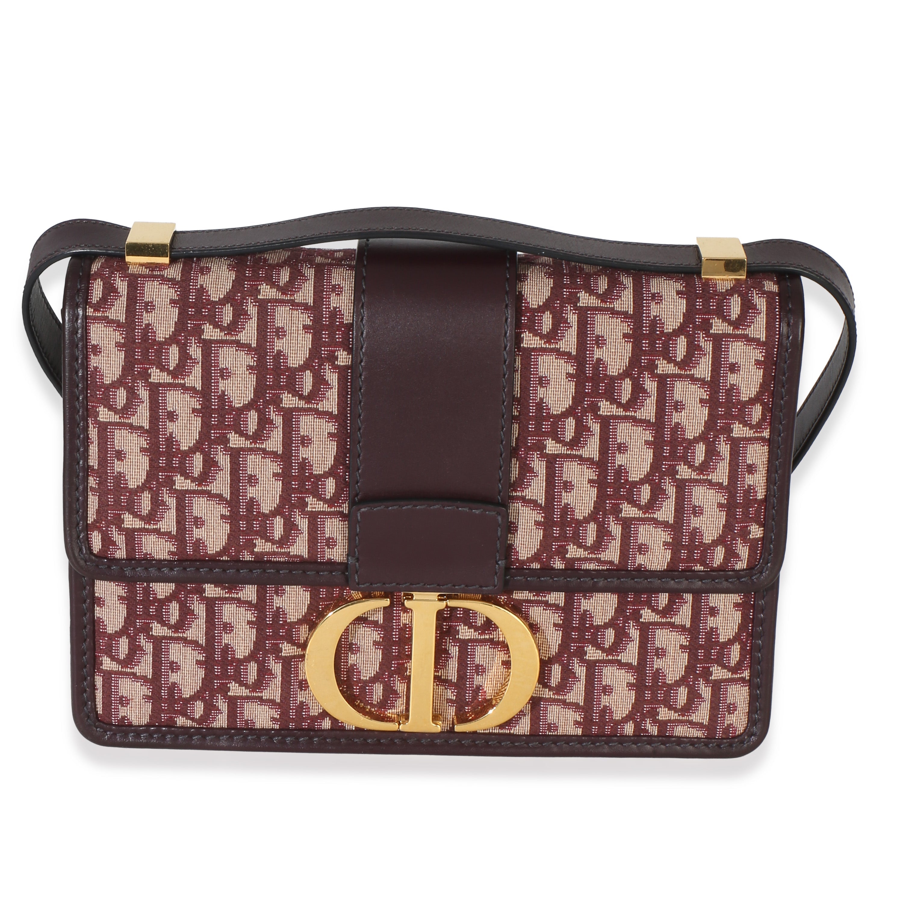 Burgundy Oblique 30 Montaigne Flap