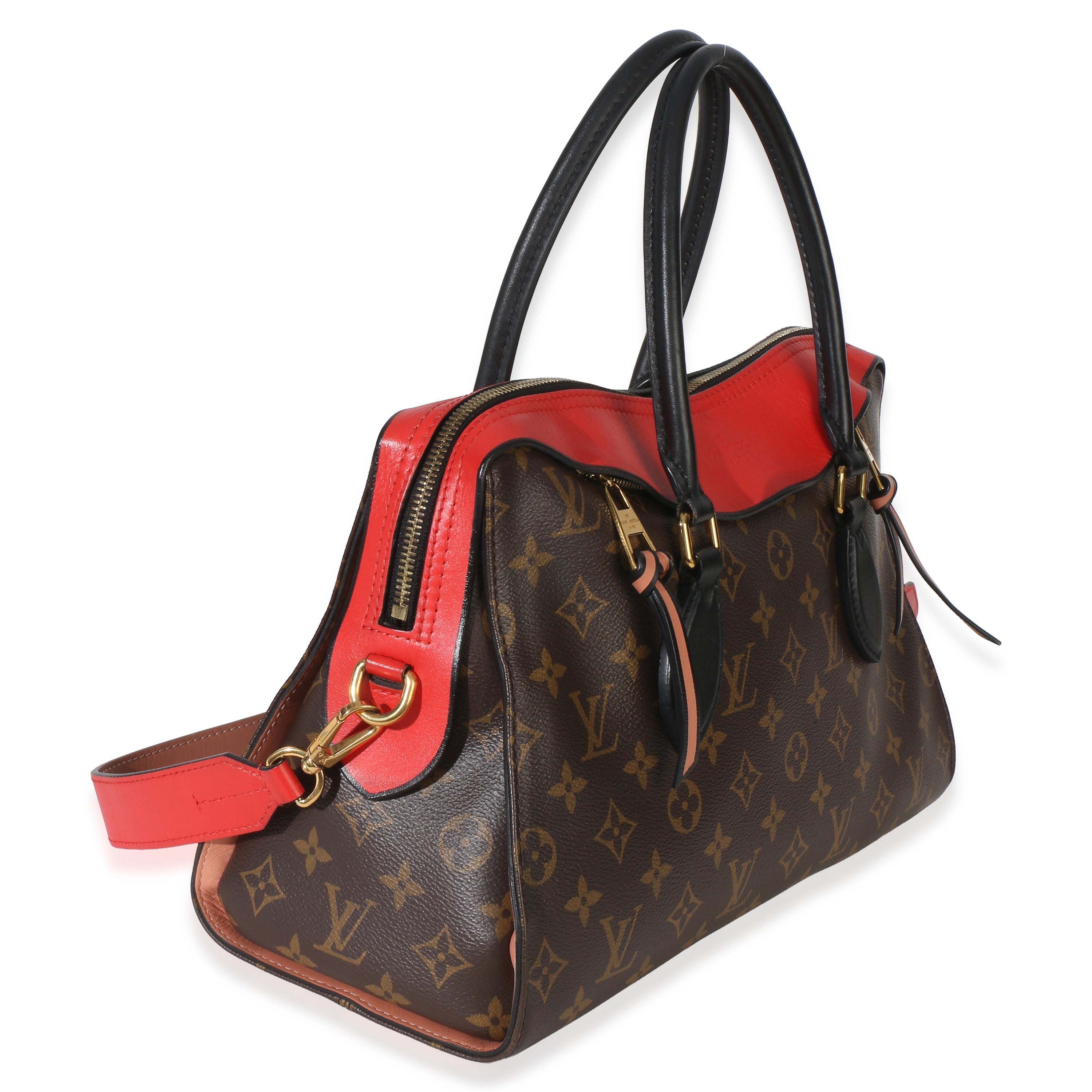 Pink Red Monogram Canvas Tuileries NM