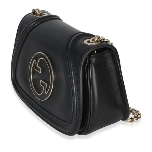 Black Calfskin Blondie Small Chain Shoulder Bag