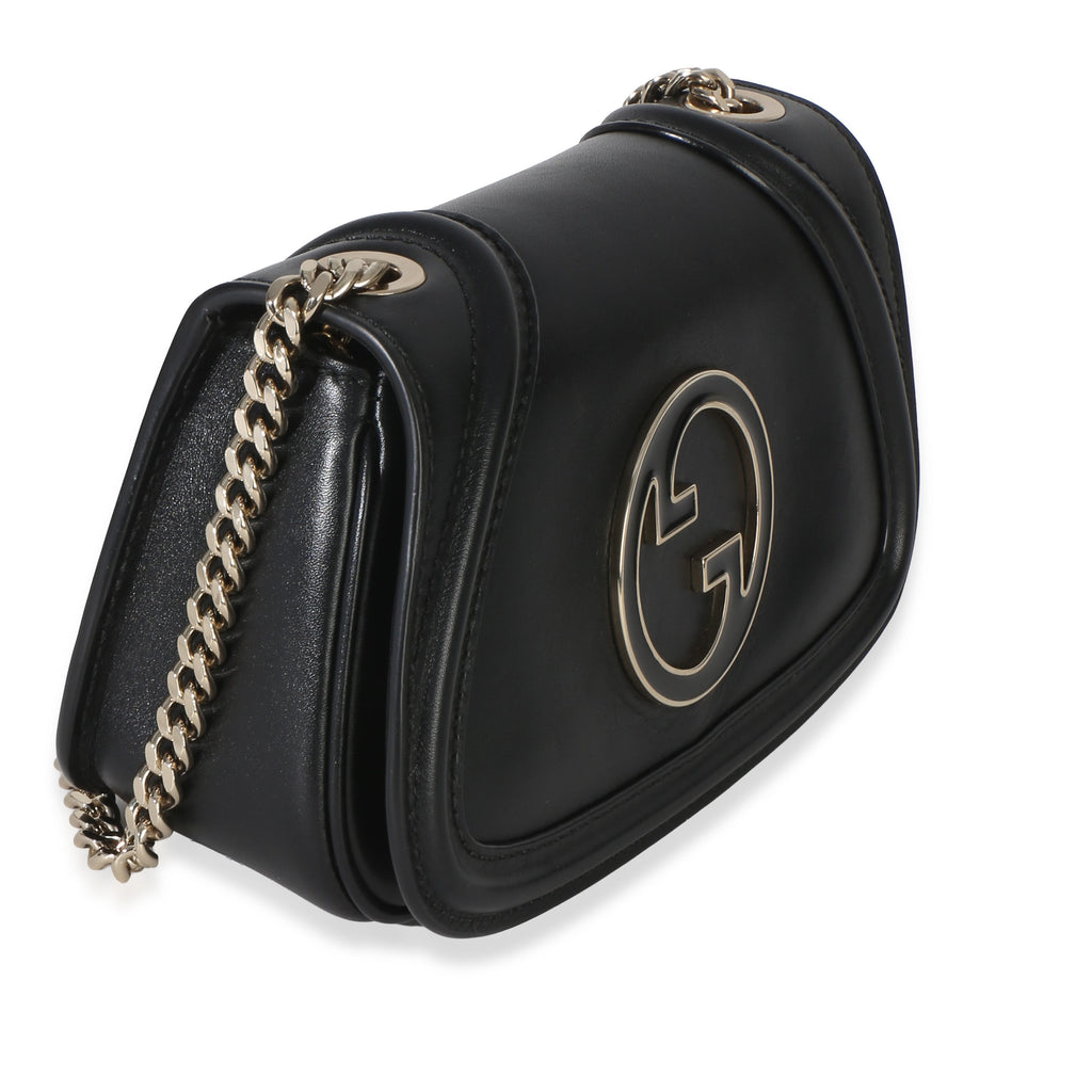 Black Calfskin Blondie Small Chain Shoulder Bag