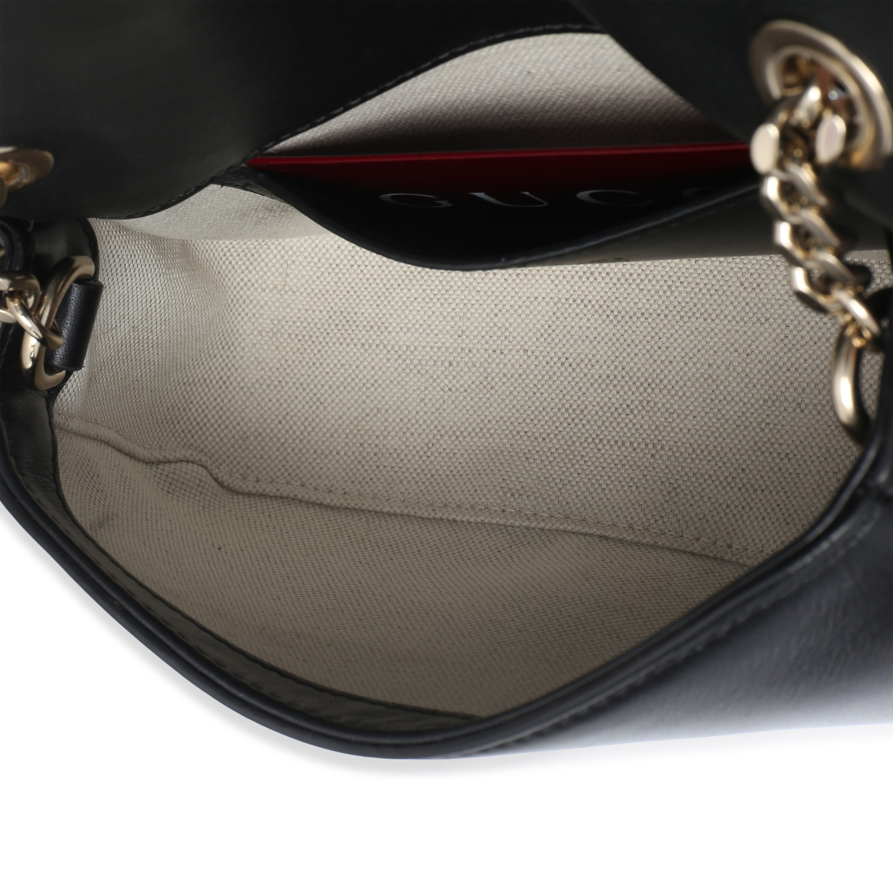 Black Calfskin Blondie Small Chain Shoulder Bag