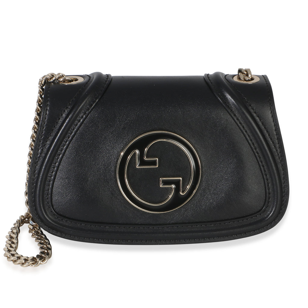 Black Calfskin Blondie Small Chain Shoulder Bag