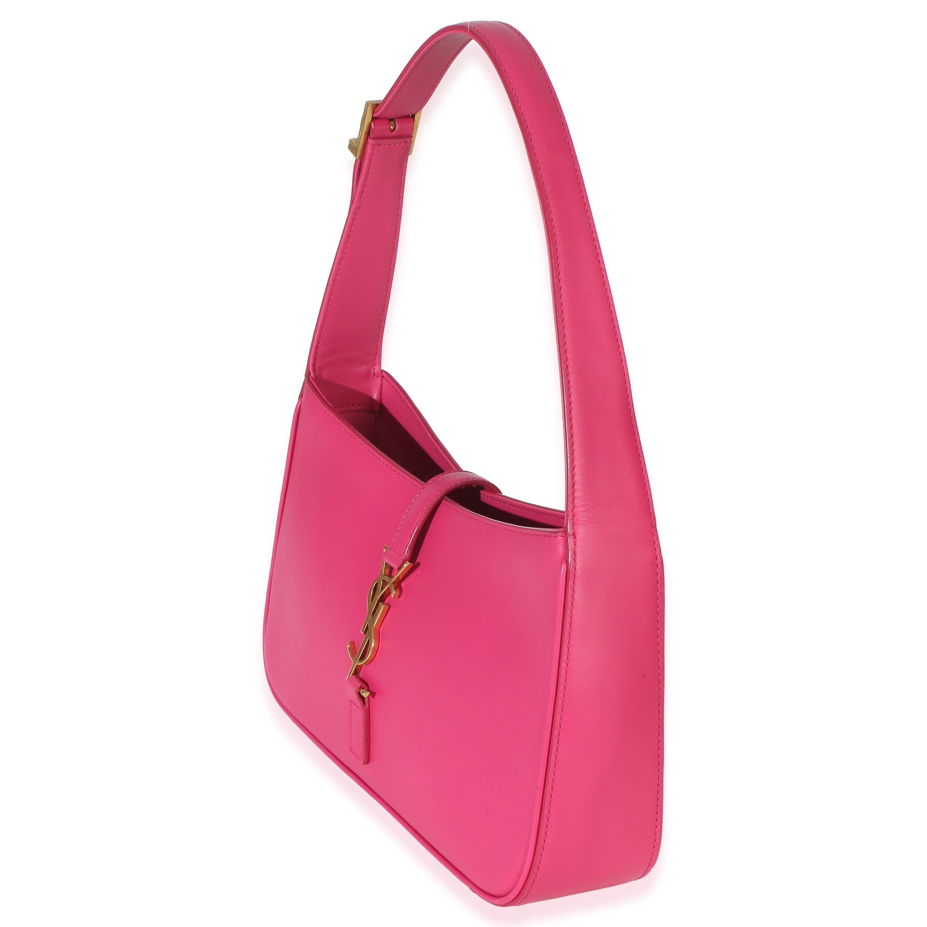 Pink Smooth Calfskin Le 5 7 Small Hobo