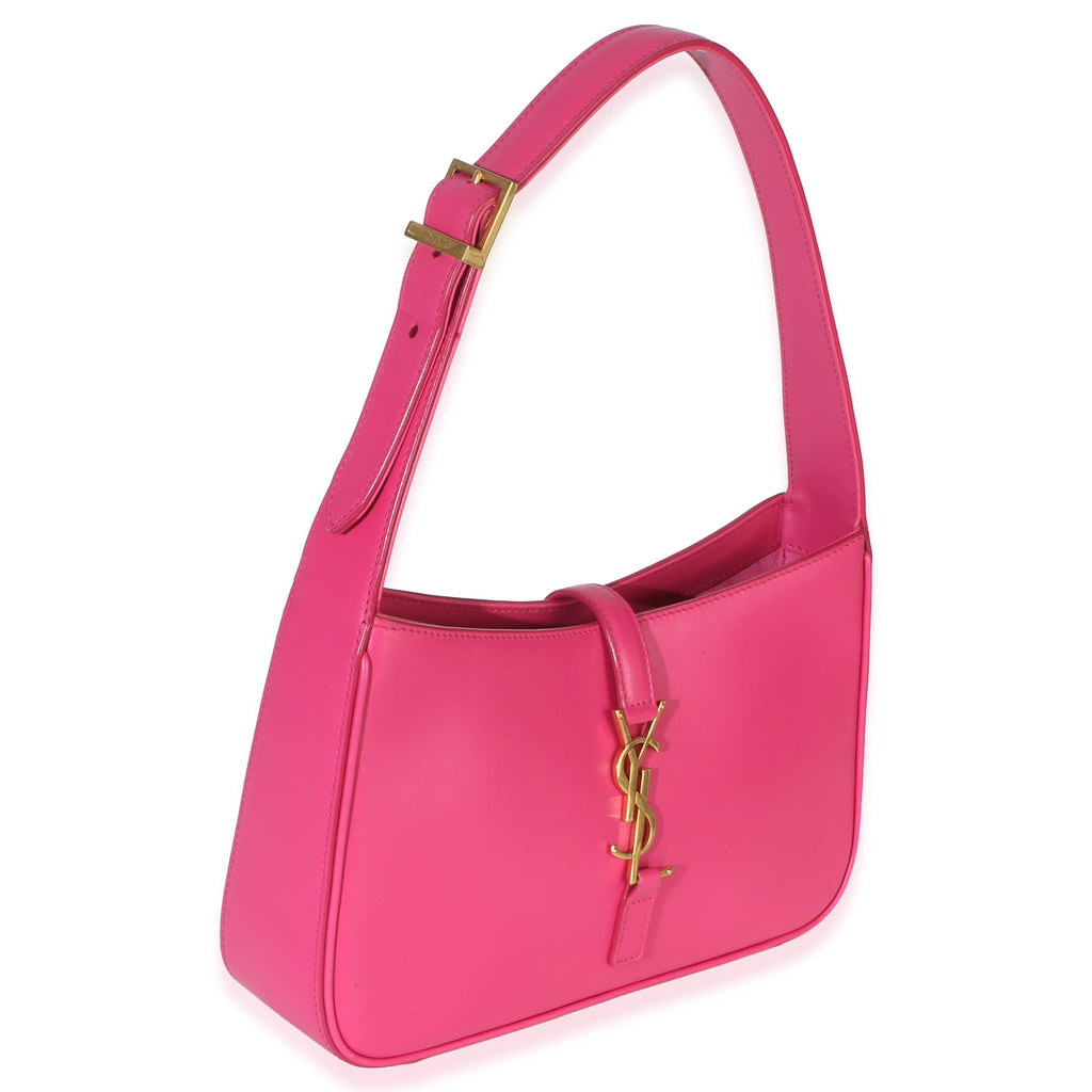 Pink Smooth Calfskin Le 5 7 Small Hobo