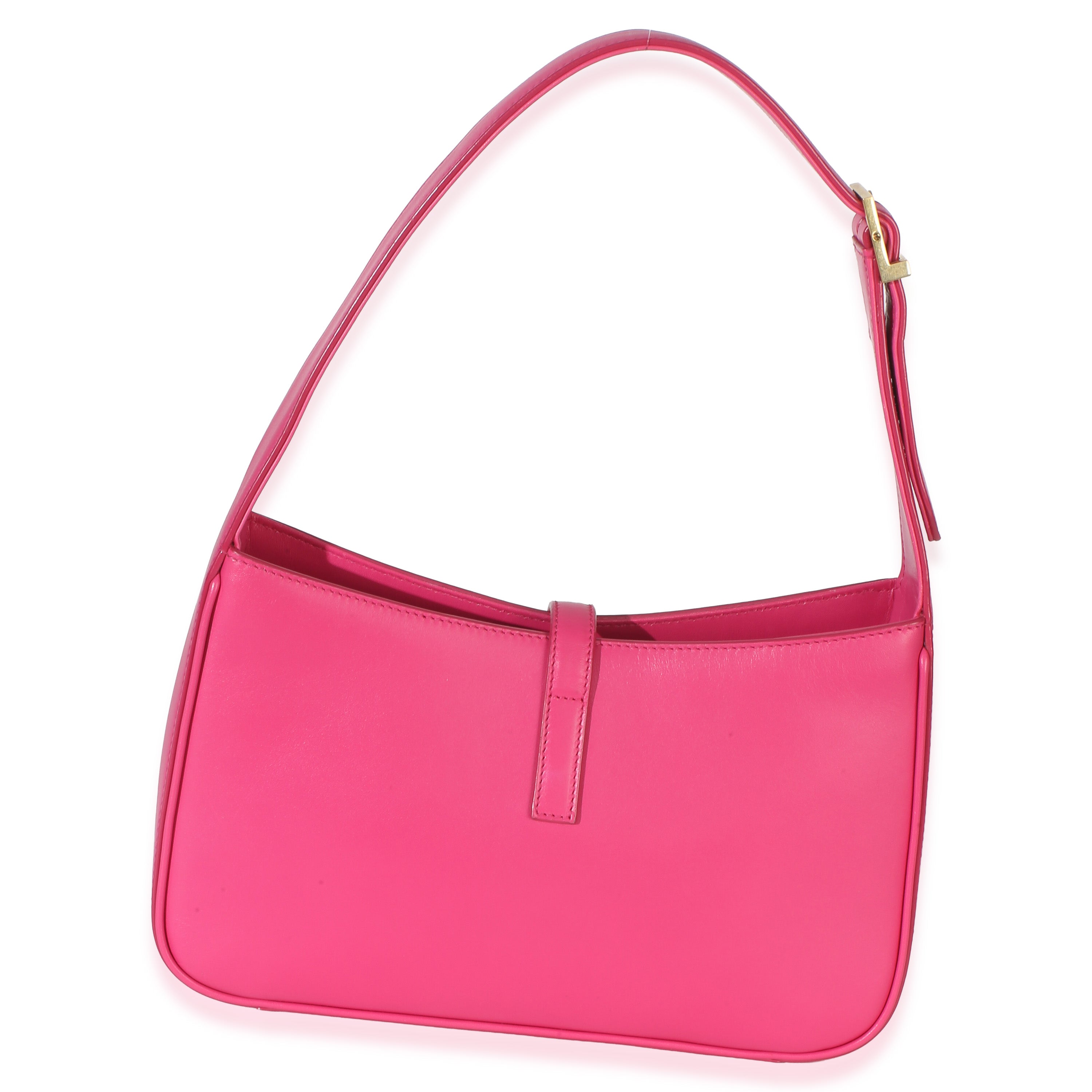 Pink Smooth Calfskin Le 5 7 Small Hobo