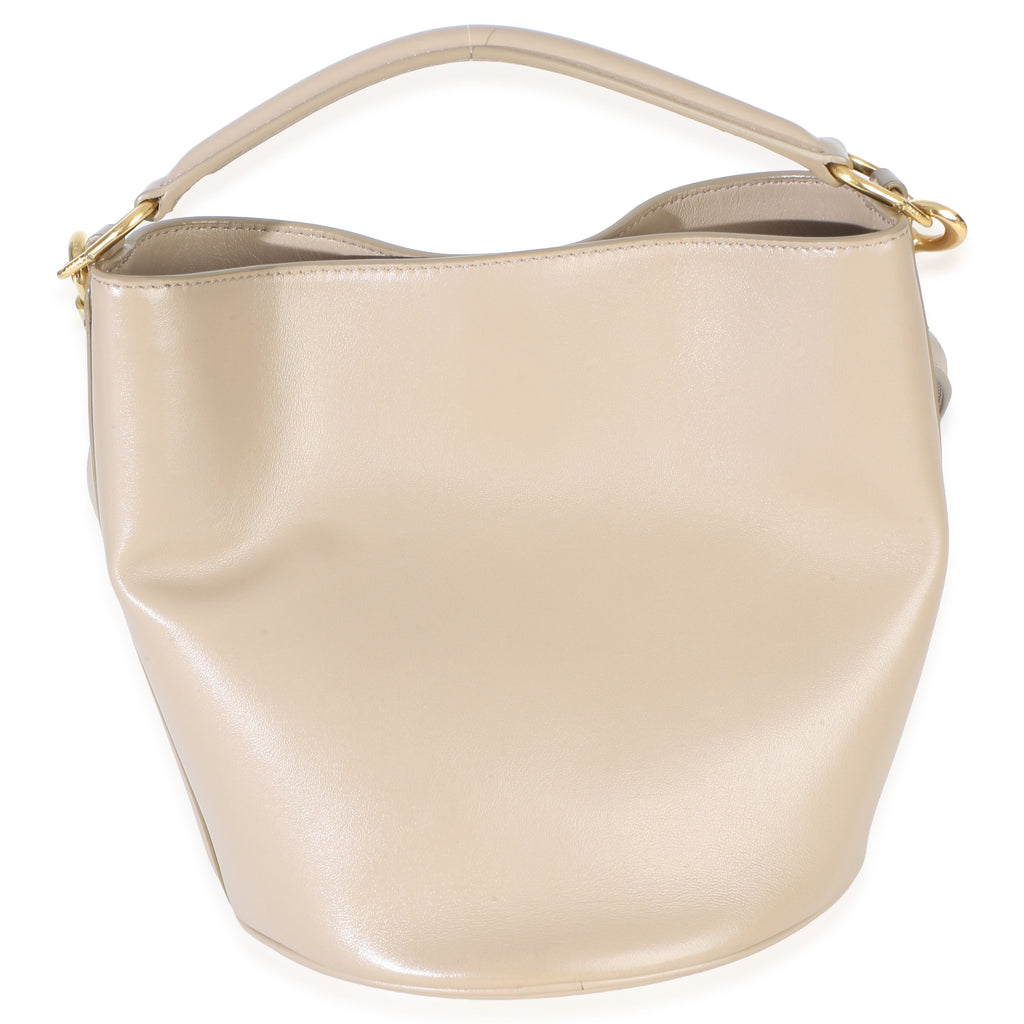 Tan Smooth Calfskin Teen Bucket 16 Bag