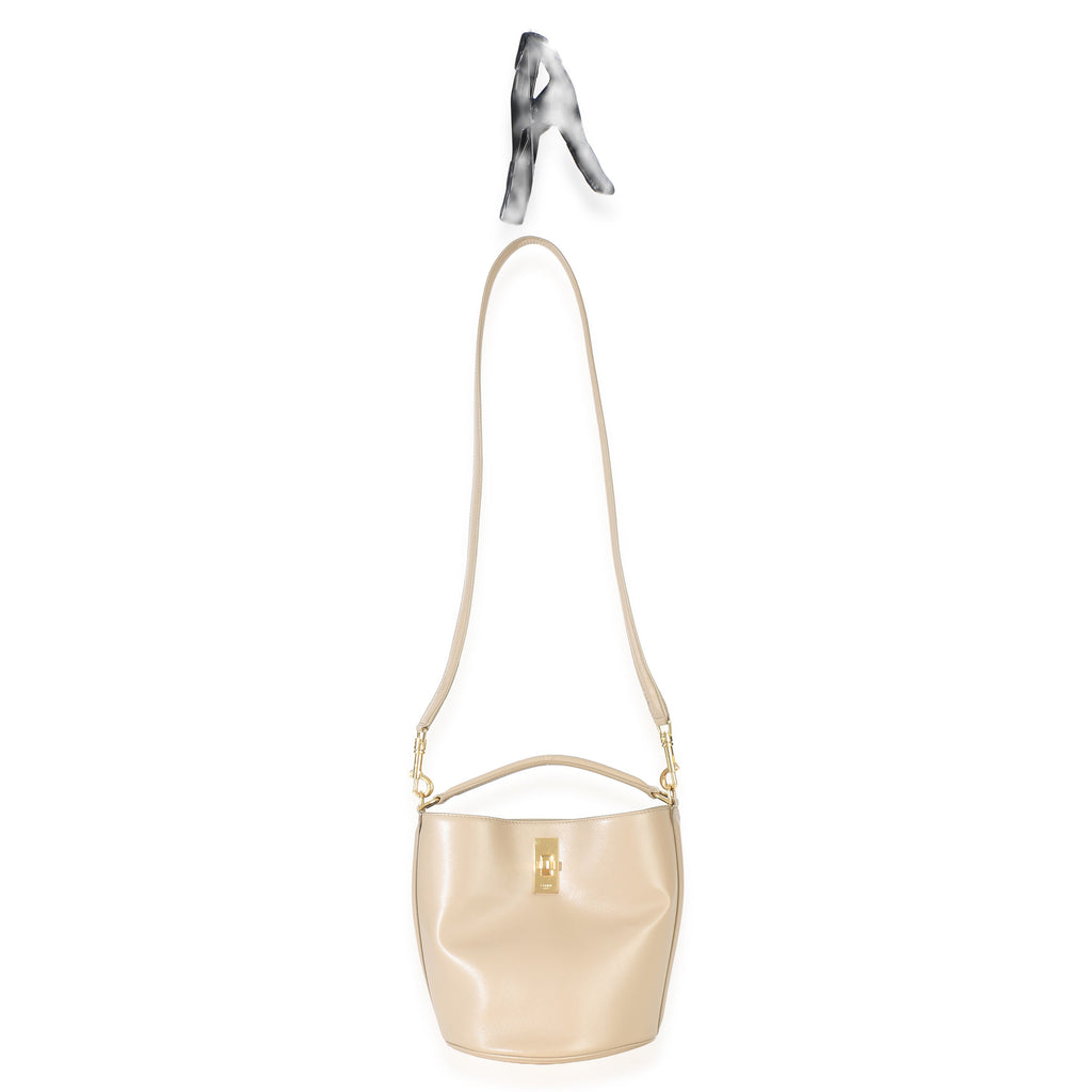 Tan Smooth Calfskin Teen Bucket 16 Bag