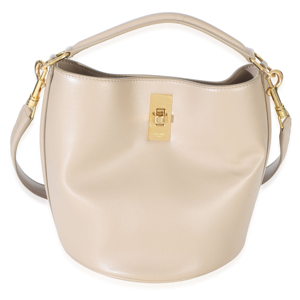 Tan Smooth Calfskin Teen Bucket 16 Bag