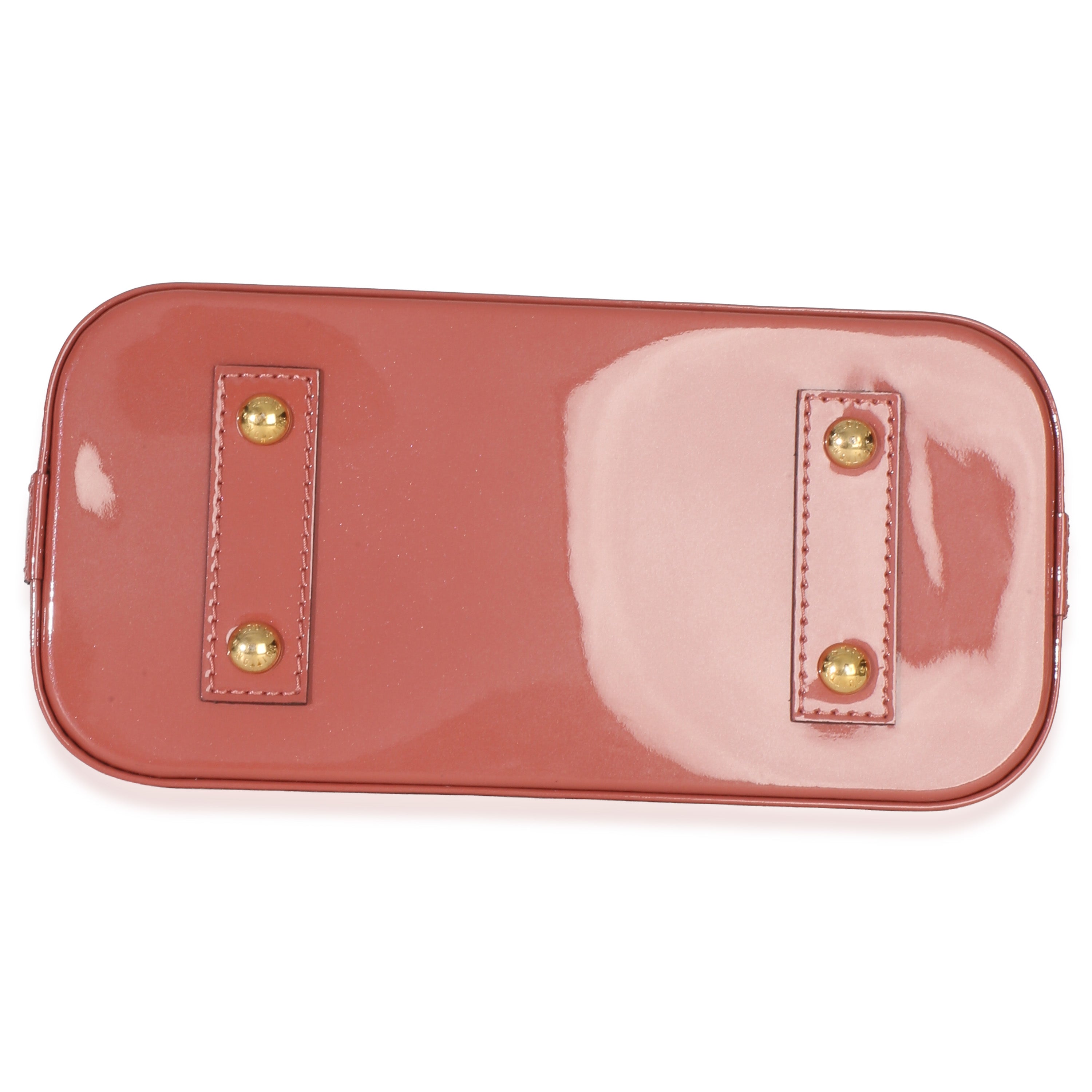 Rose Litchi Monogram Vernis Alma BB