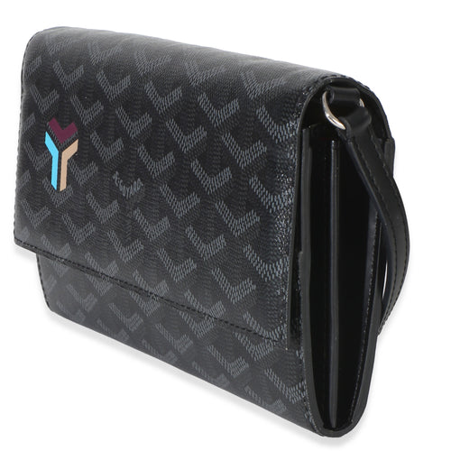 Black Goyardine Canvas Varenne Limited Continental Wallet