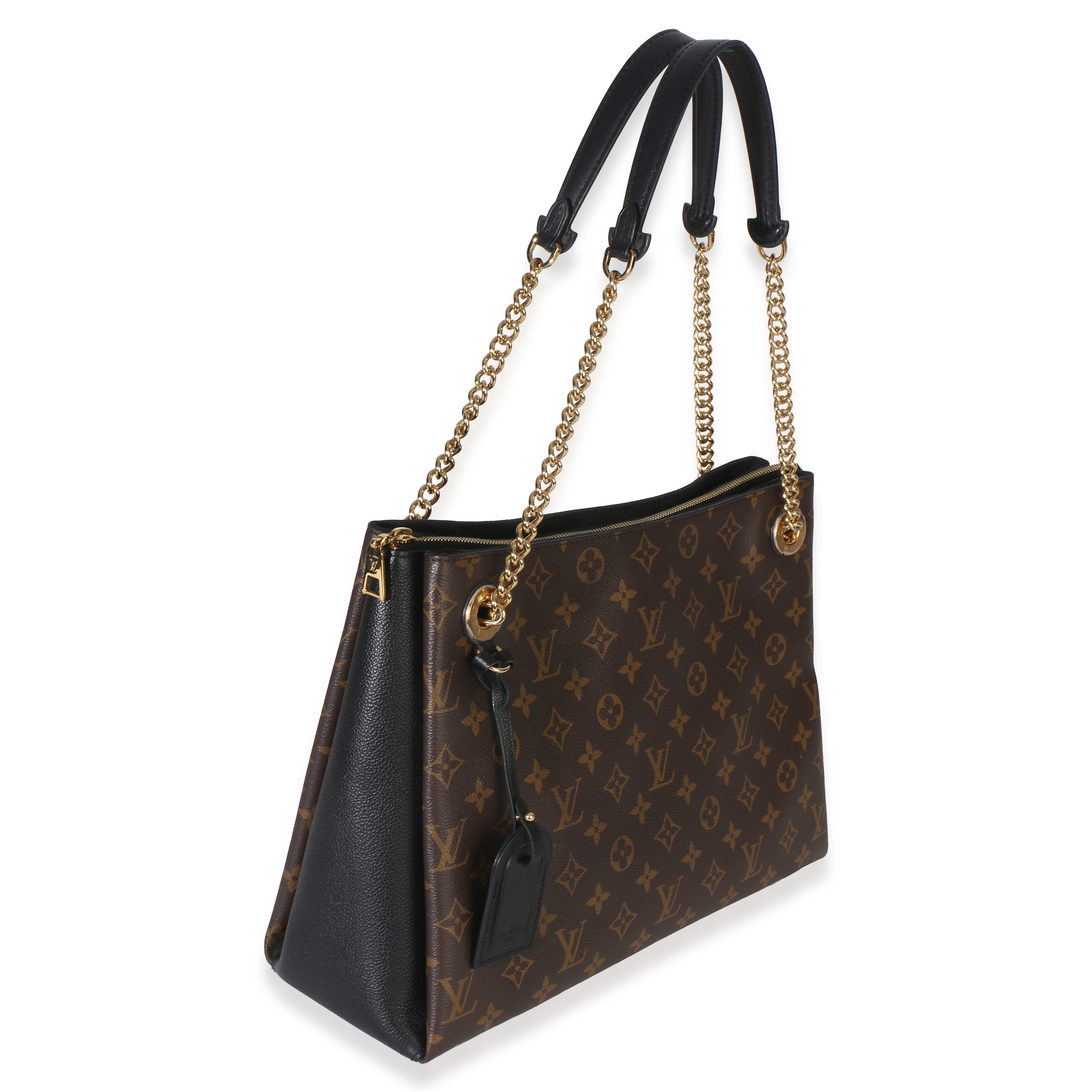 Black Monogram Canvas Surene MM