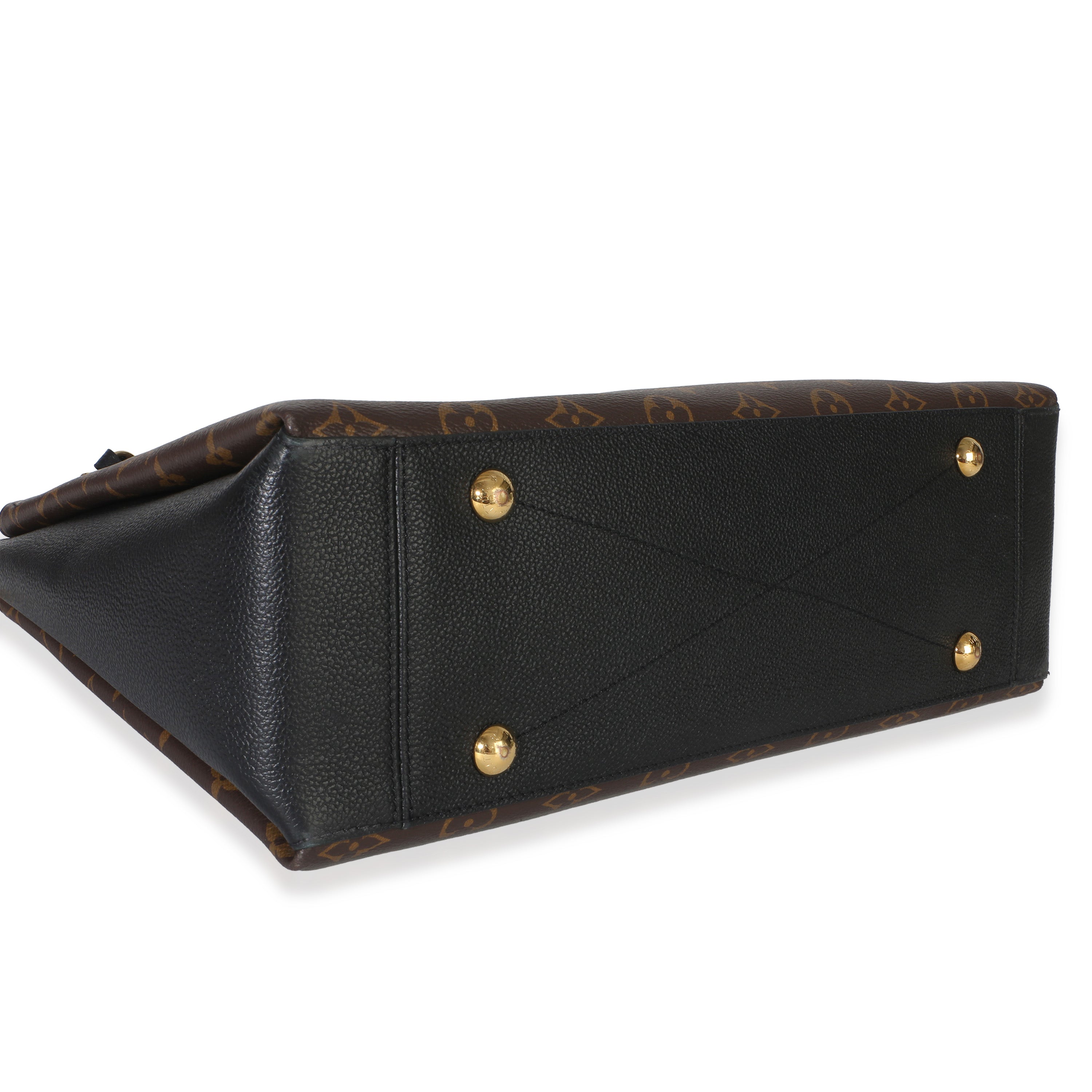 Black Monogram Canvas Surene MM