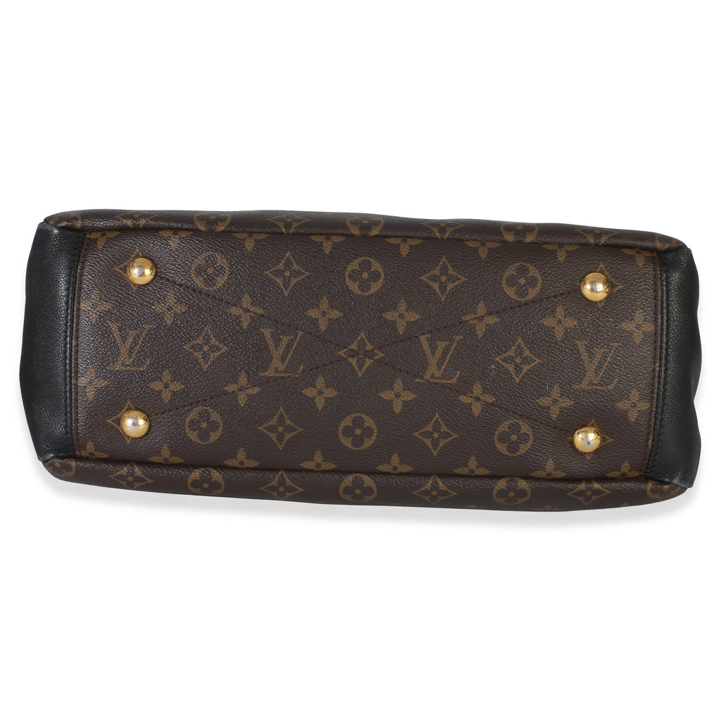 Black Monogram Canvas Pallas Tote MM