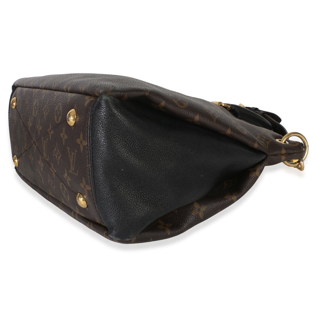 Black Monogram Canvas Pallas Tote MM