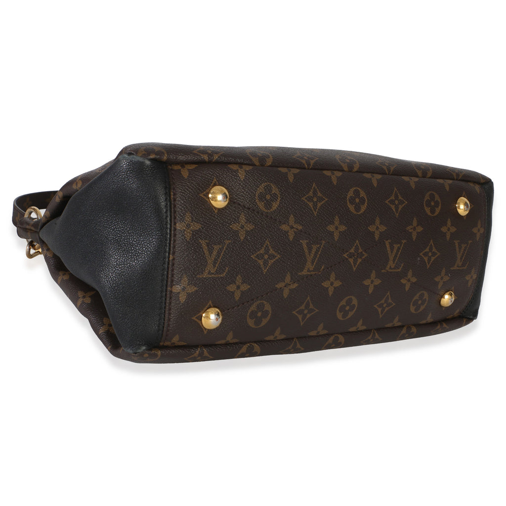 Black Monogram Canvas Pallas Tote MM