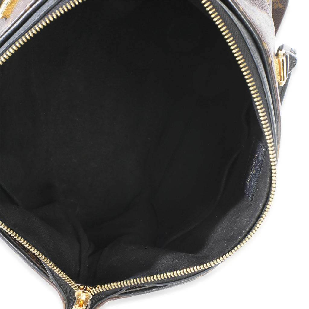 Black Monogram Canvas Pallas Tote MM