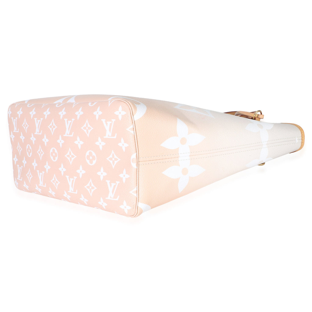 Brume Monogram Giant By The Pool Canvas Neverfull MM
