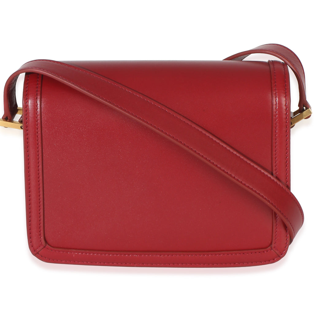 Red Smooth Calfskin Monogram Small Solferino Satchel