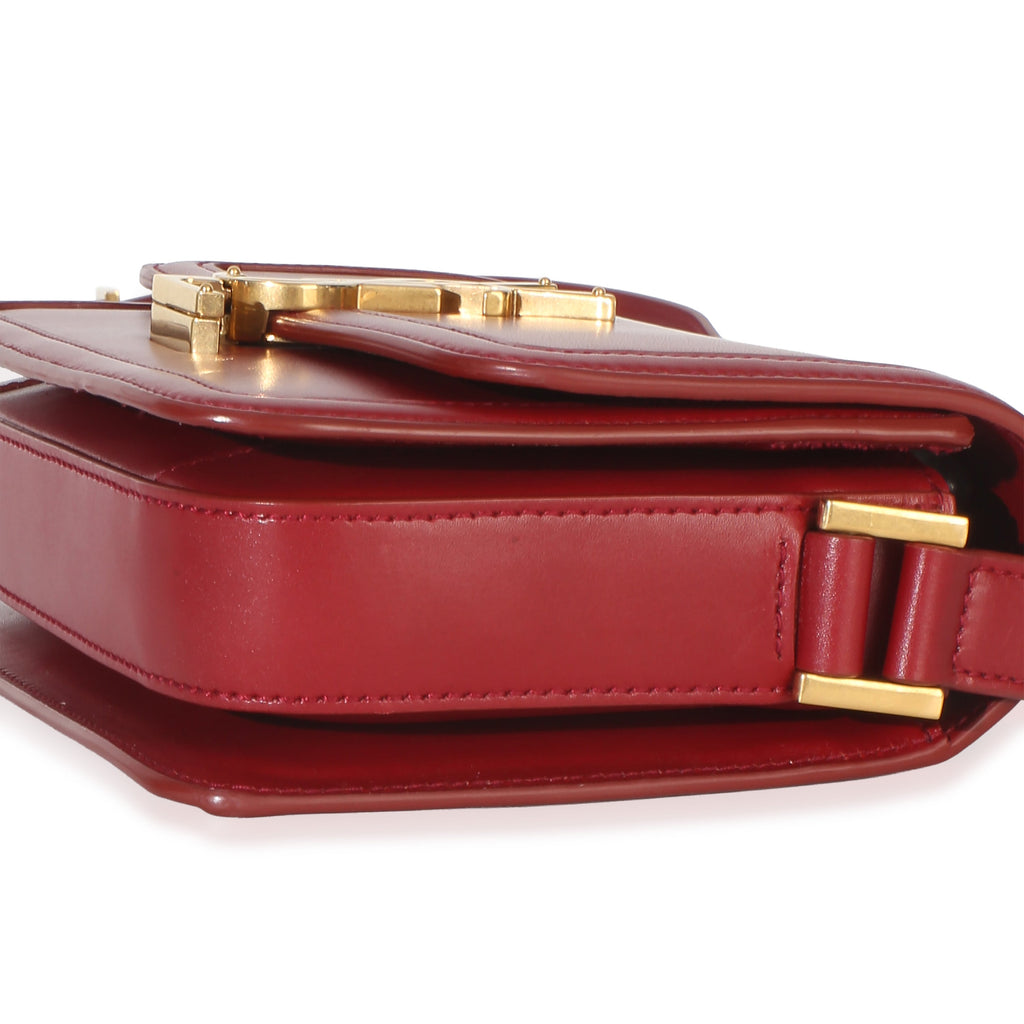 Red Smooth Calfskin Monogram Small Solferino Satchel
