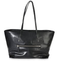 Black Vitello Monster Medium Roll Tote