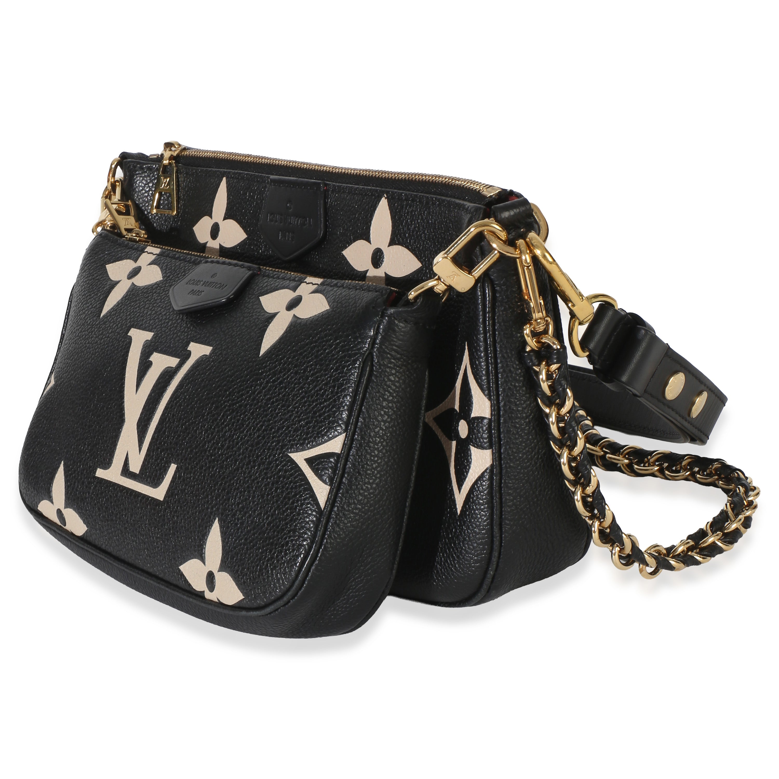Beige Black Monogram Empreinte Multi Pochette Accessoires