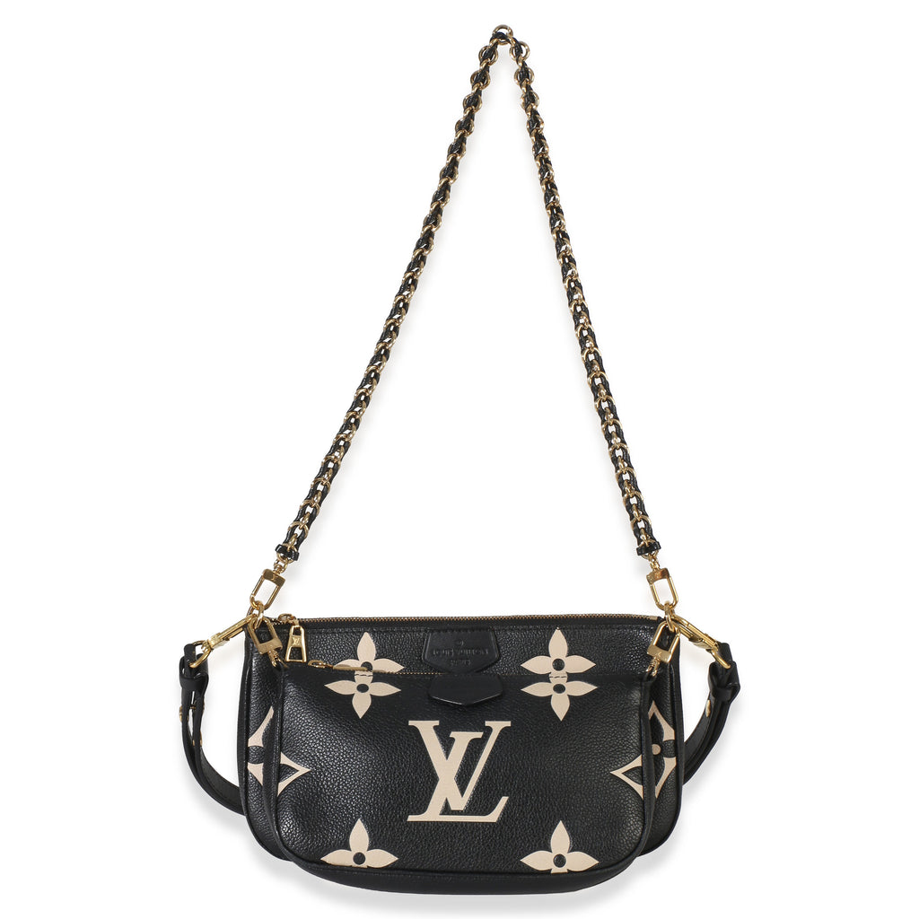 Beige Black Monogram Empreinte Multi Pochette Accessoires