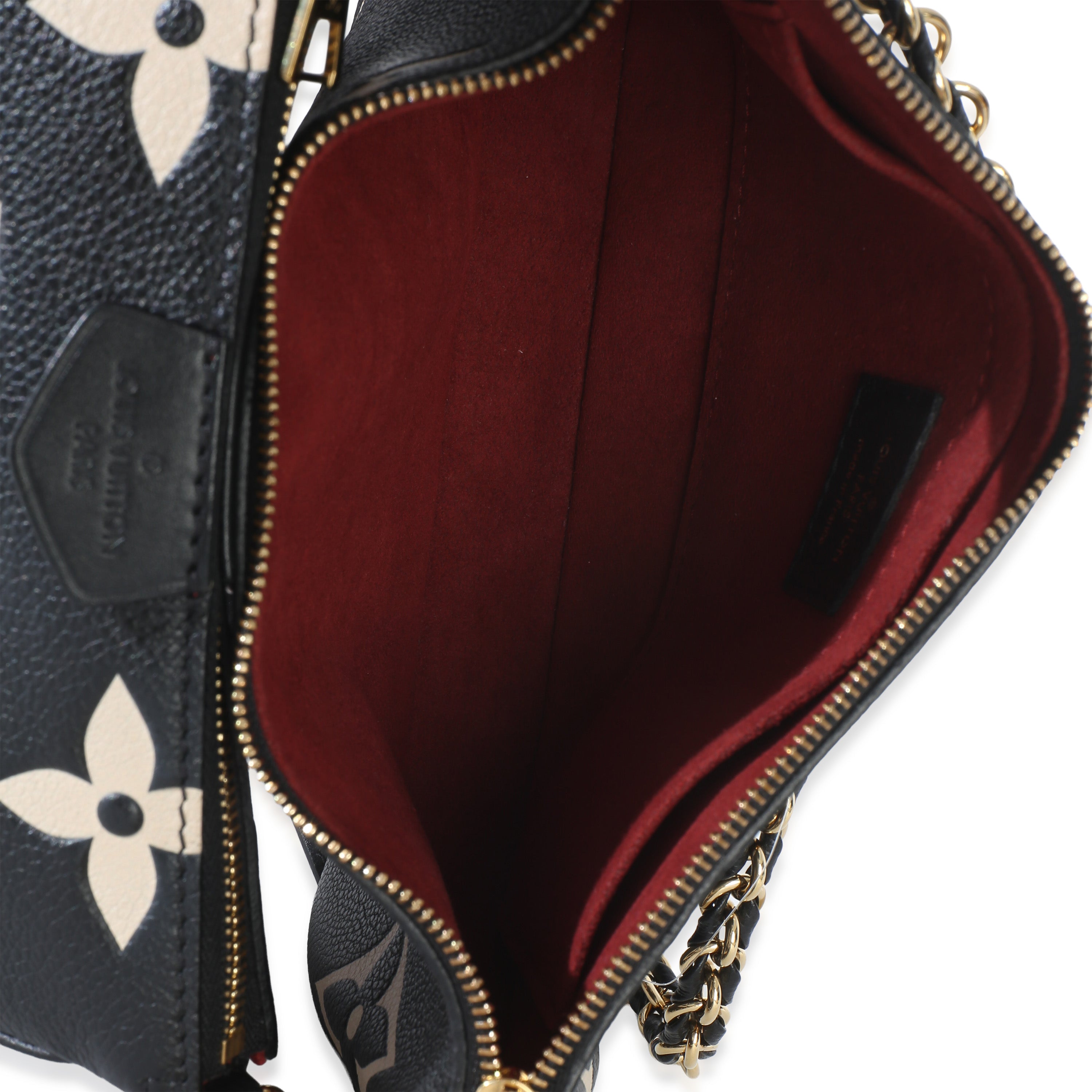 Beige Black Monogram Empreinte Multi Pochette Accessoires