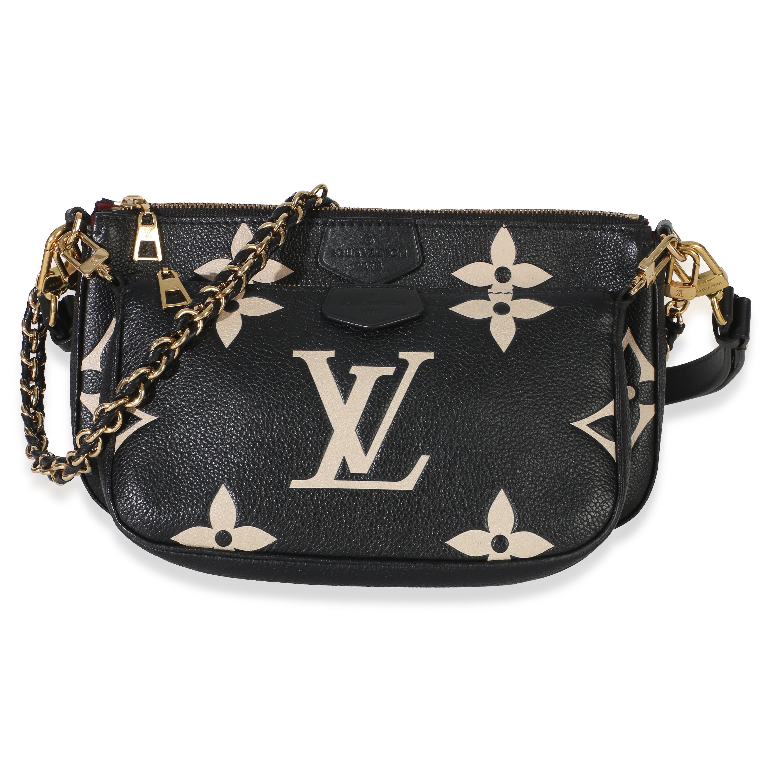 Beige Black Monogram Empreinte Multi Pochette Accessoires