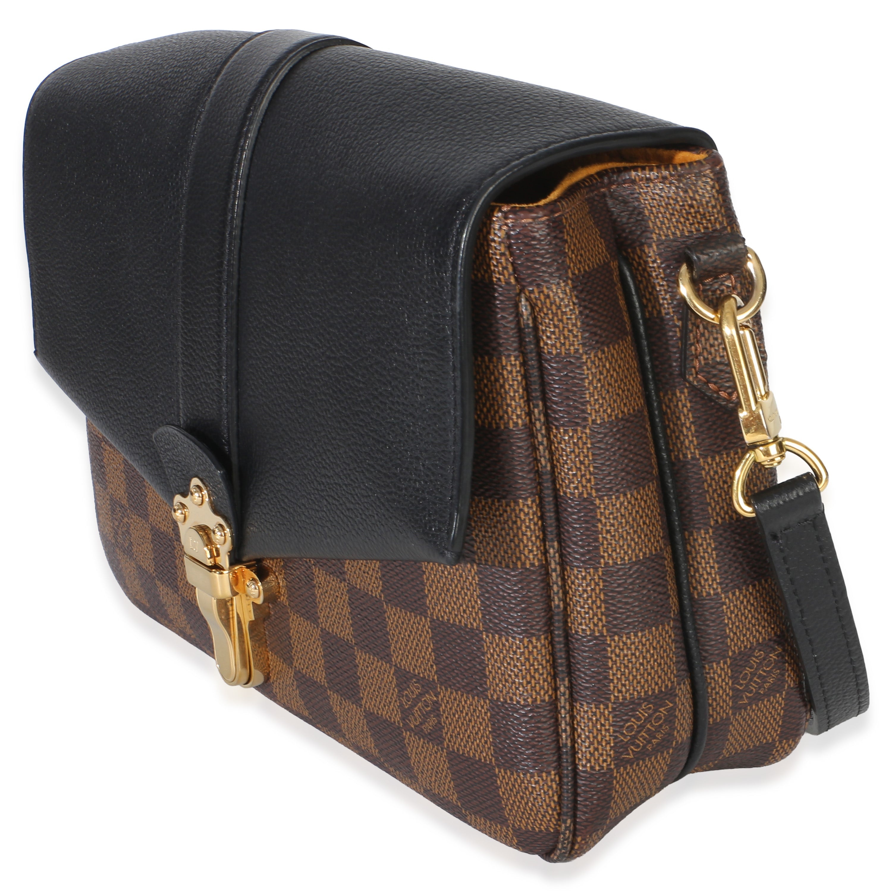 Black Damier Ebene Canvas Clapton PM