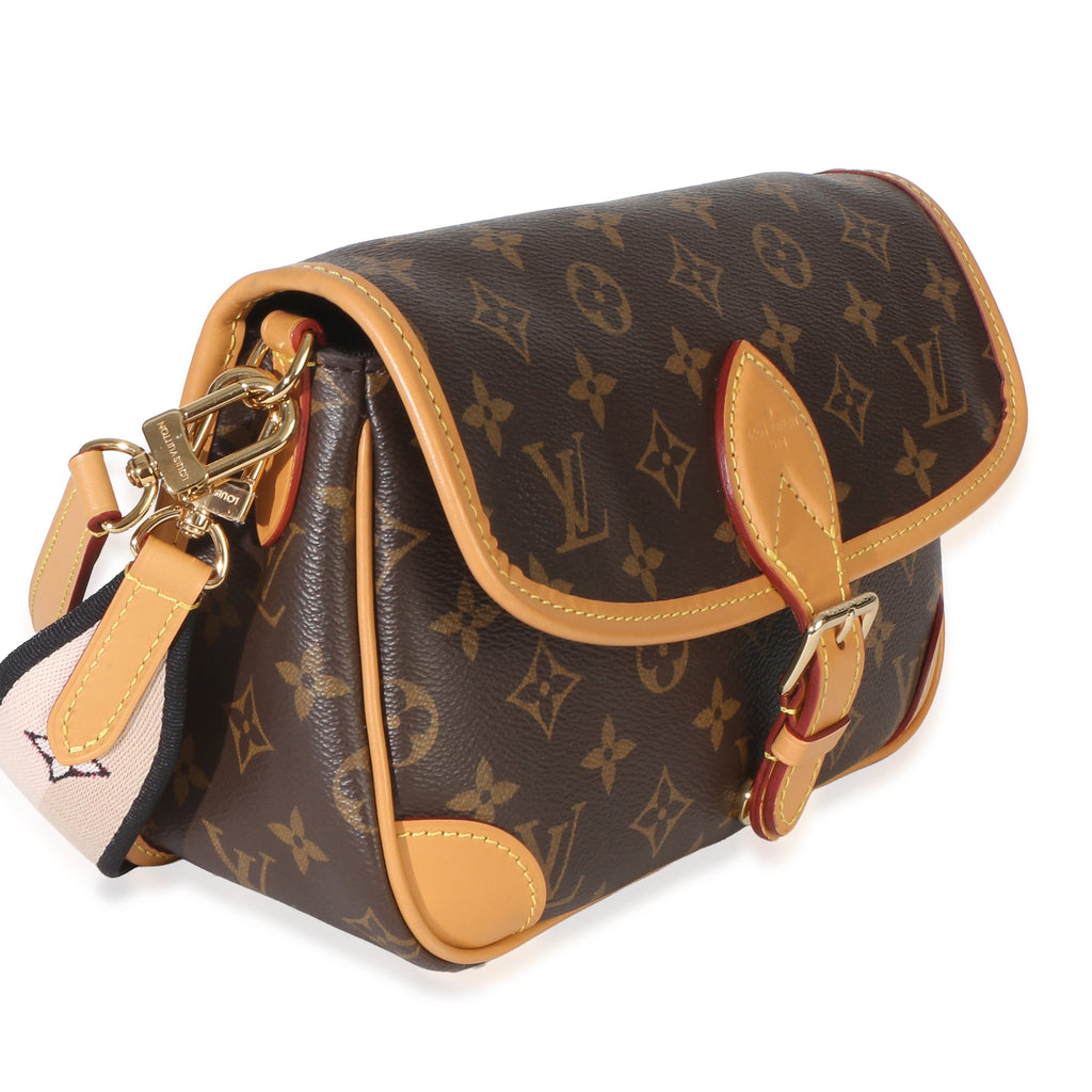 Black Monogram Canvas Diane