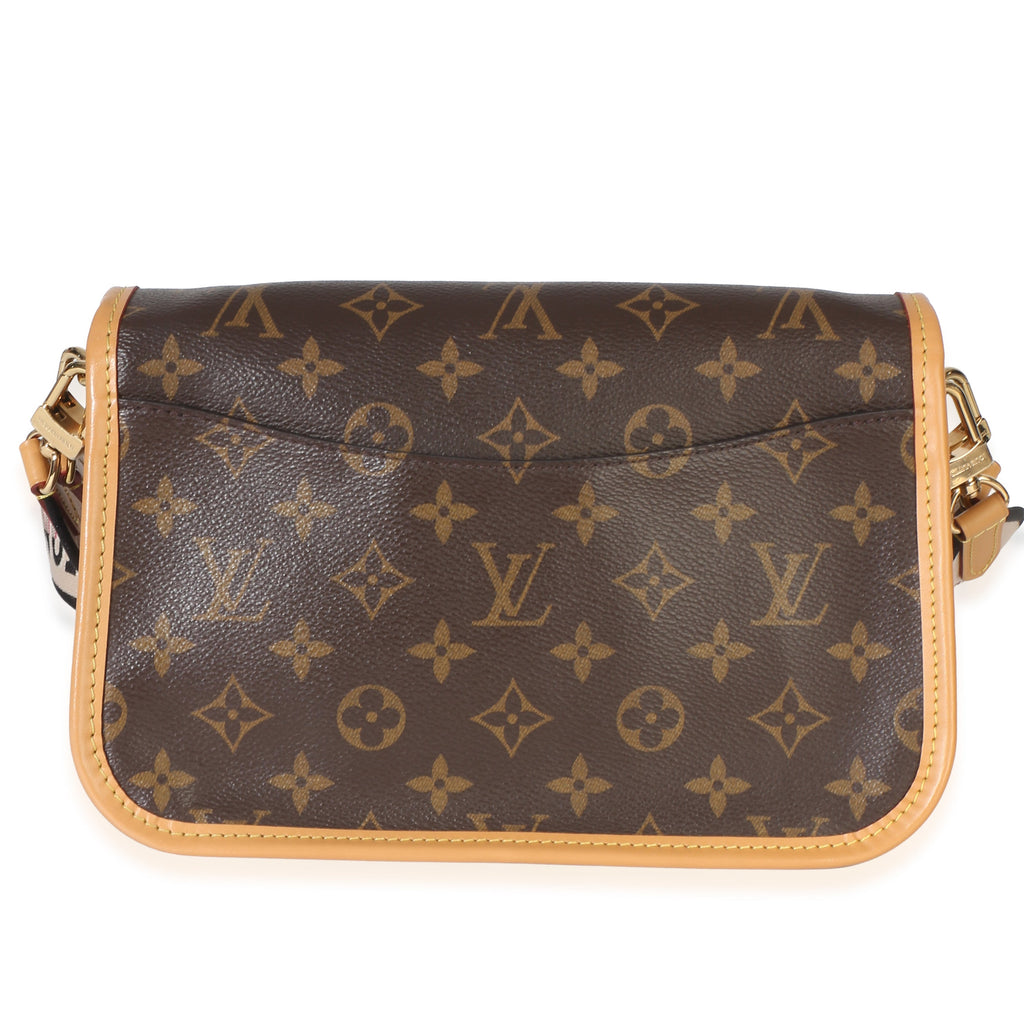 Black Monogram Canvas Diane