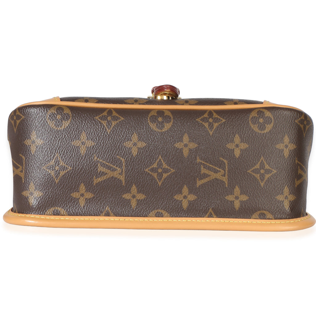 Black Monogram Canvas Diane