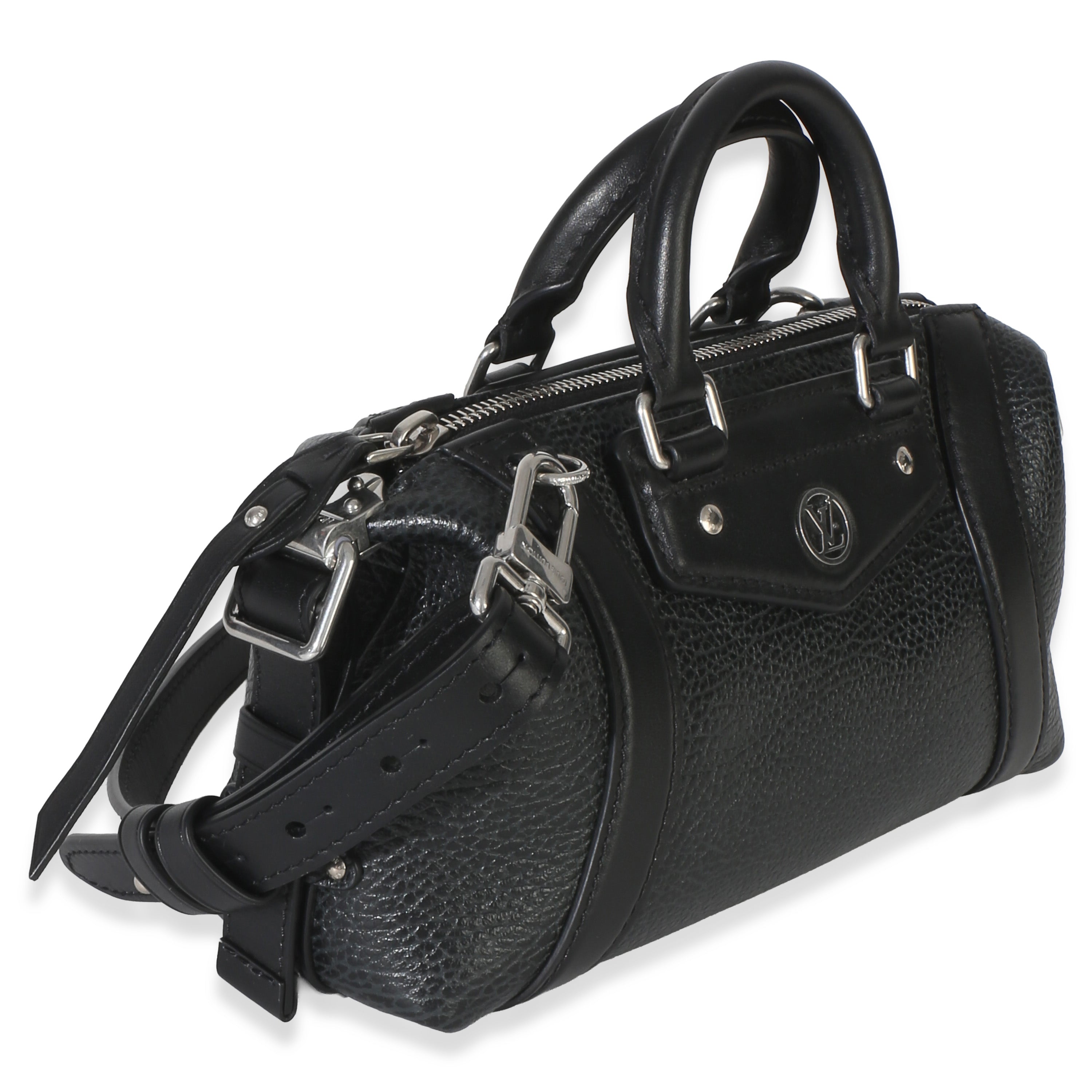 Black Pixel Lambskin LV Biker PM