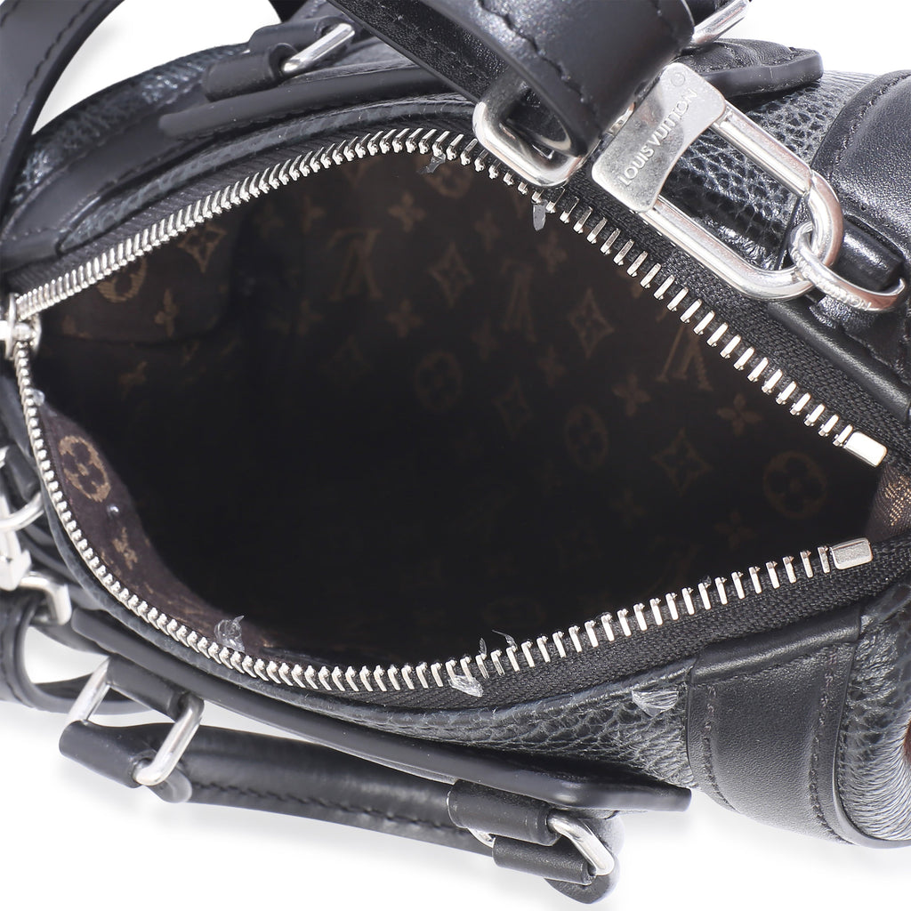 Black Pixel Lambskin LV Biker PM