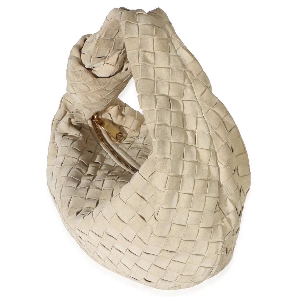 Beige Intrecciato Suede Teen Jodie