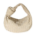 Beige Intrecciato Suede Teen Jodie