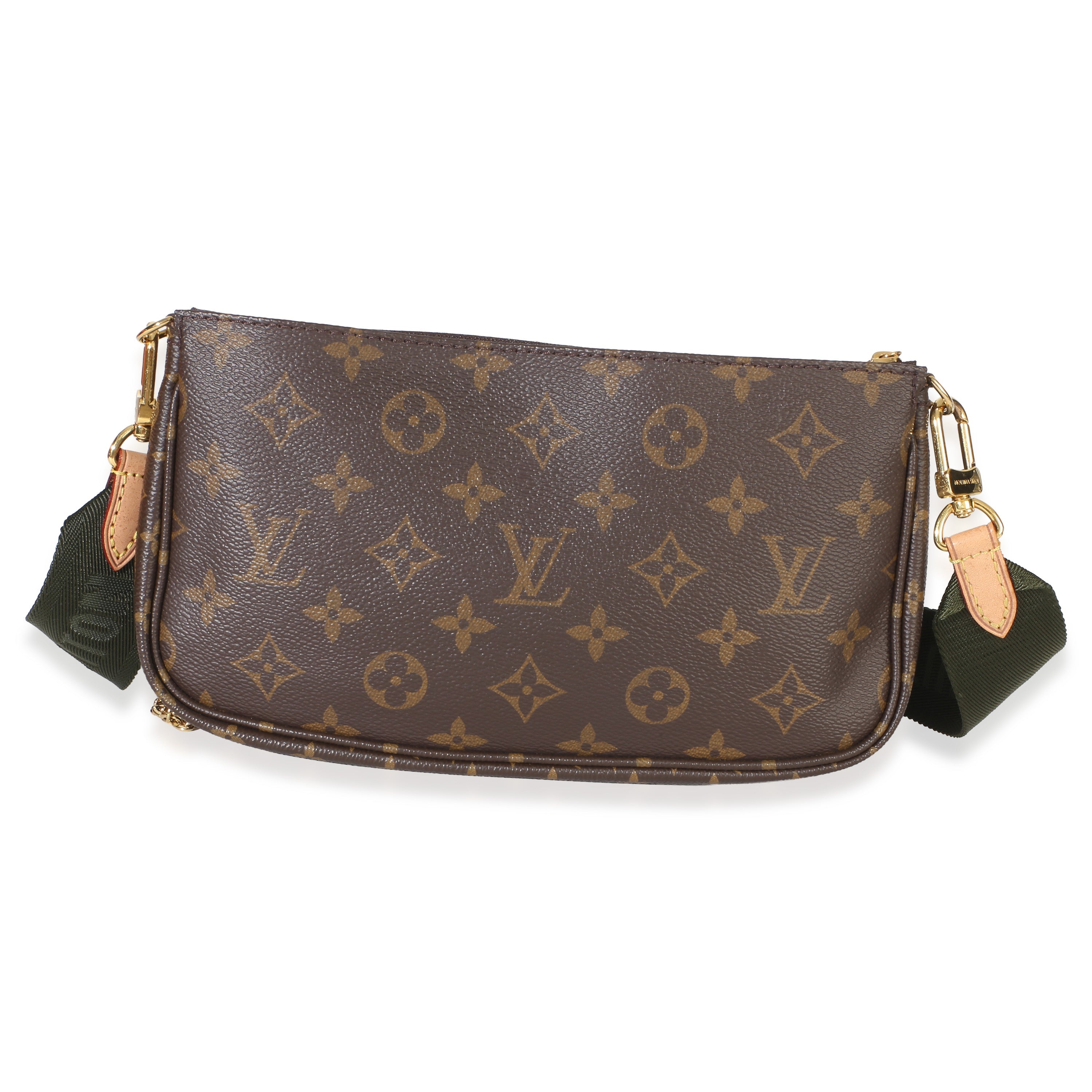 Khaki Monogram Canvas Multi Pochette Accessoires