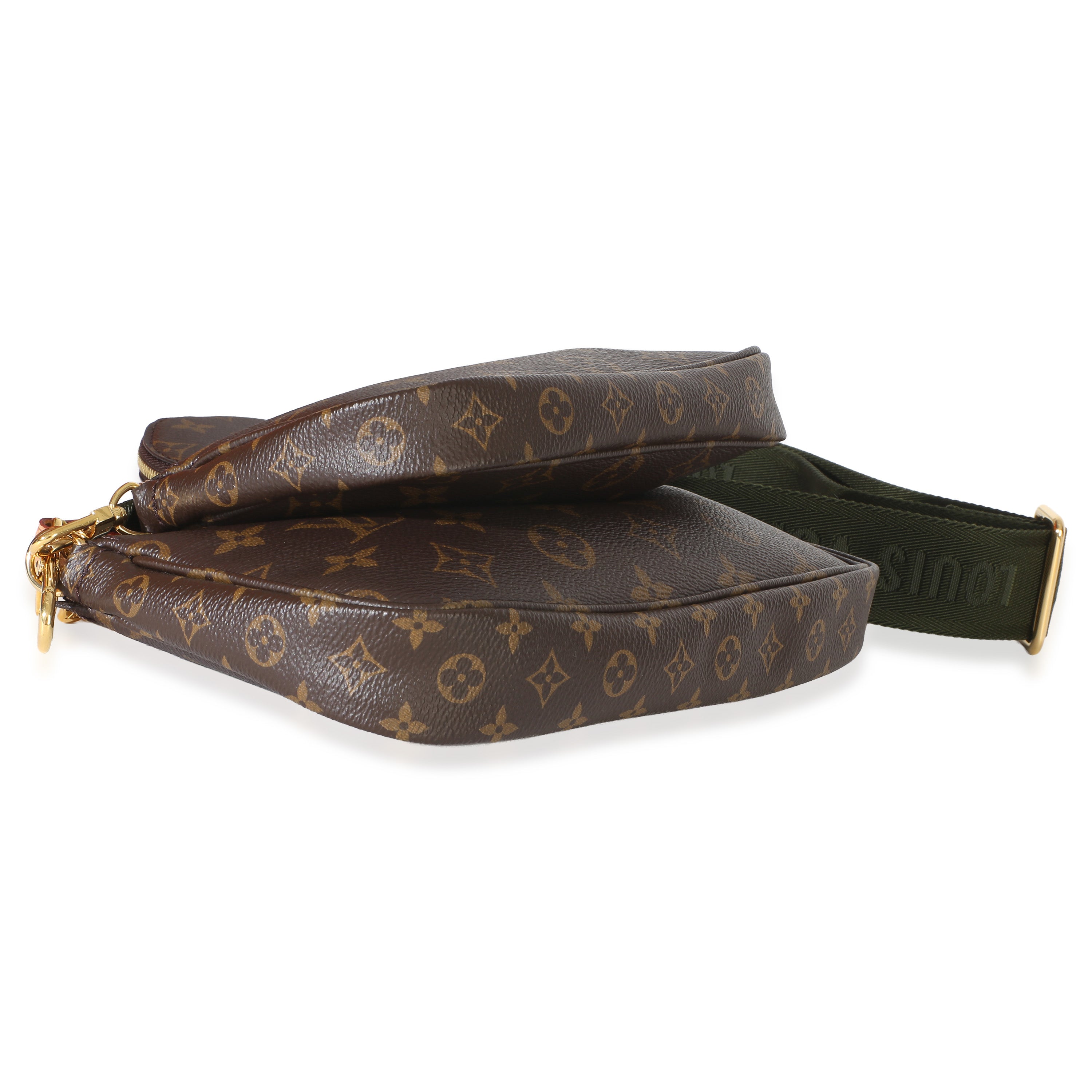 Khaki Monogram Canvas Multi Pochette Accessoires