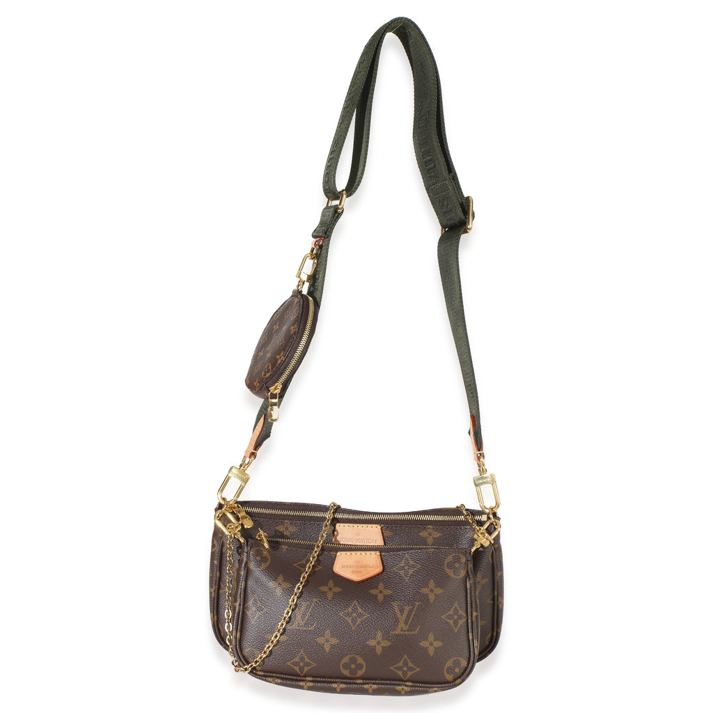 Khaki Monogram Canvas Multi Pochette Accessoires