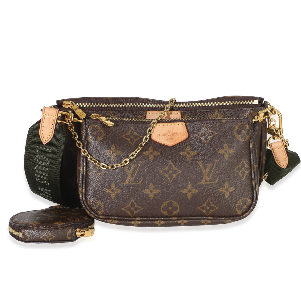 Khaki Monogram Canvas Multi Pochette Accessoires