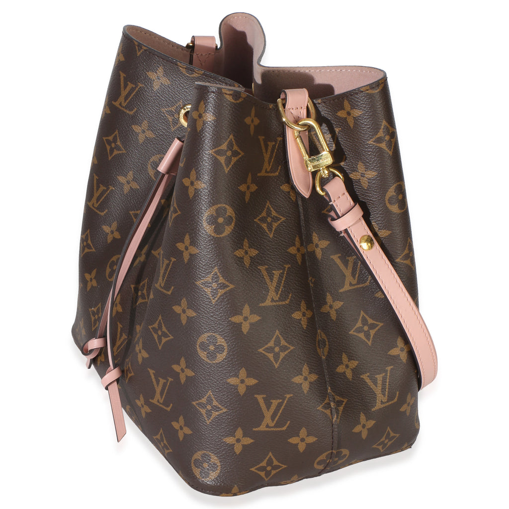 Rose Poudre Monogram Canvas Neonoe MM