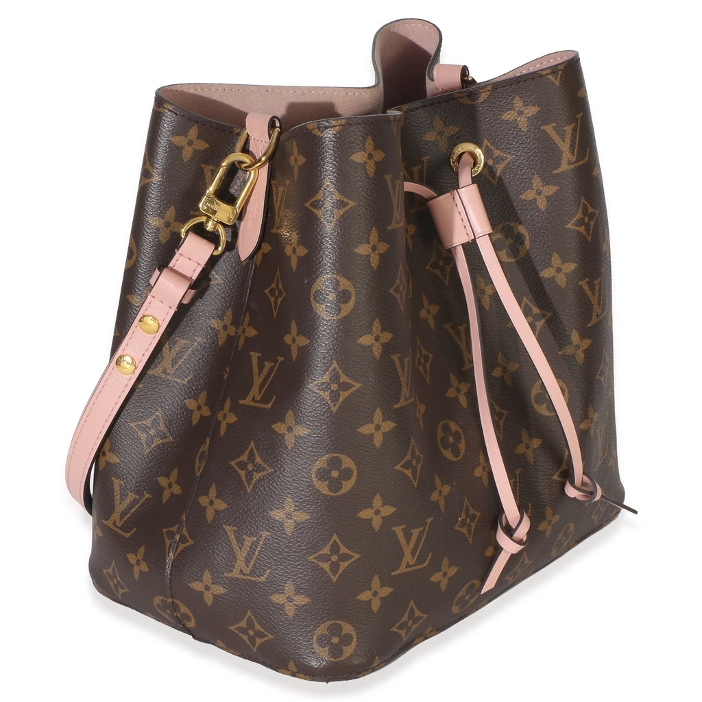 Rose Poudre Monogram Canvas Neonoe MM