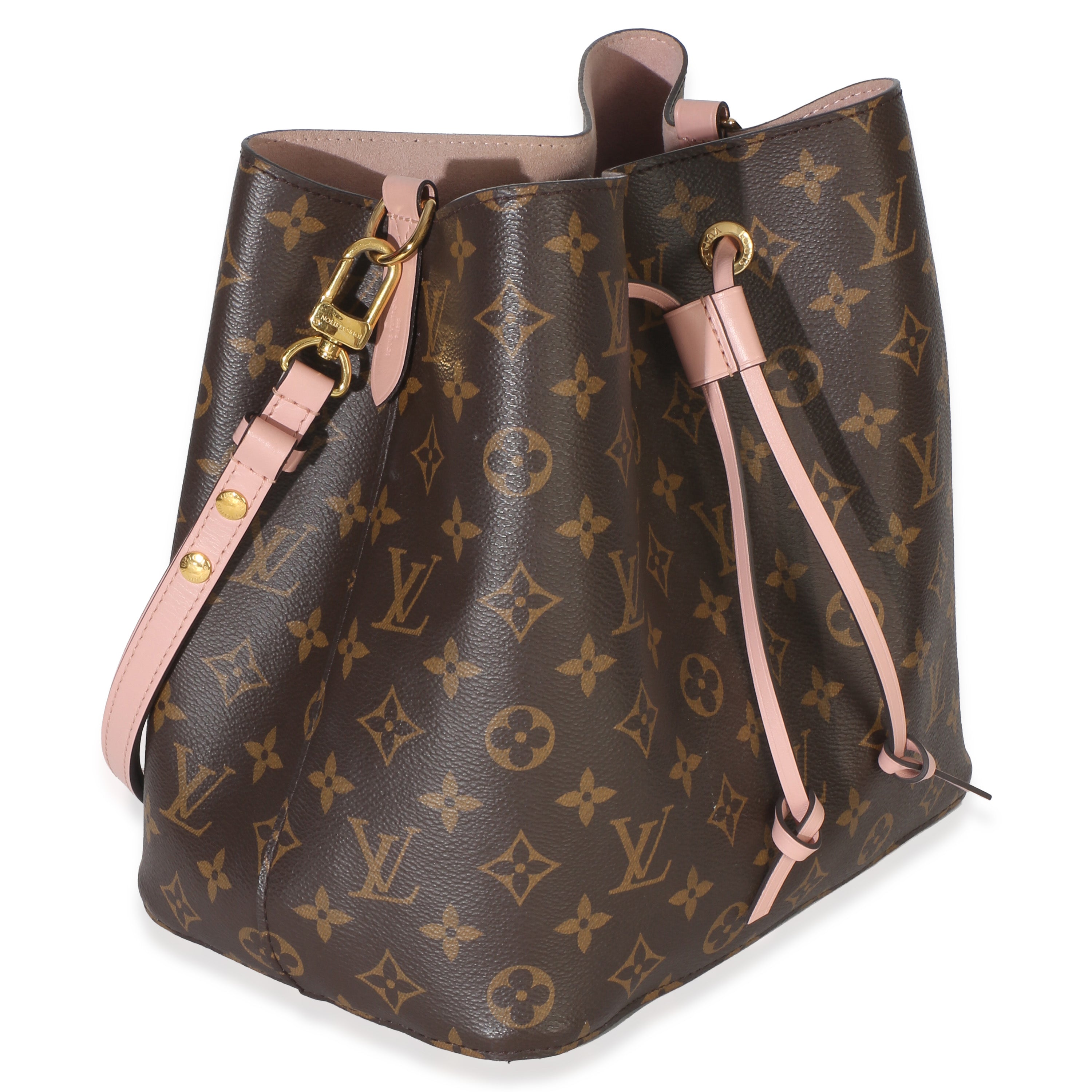 Rose Poudre Monogram Canvas Neonoe MM