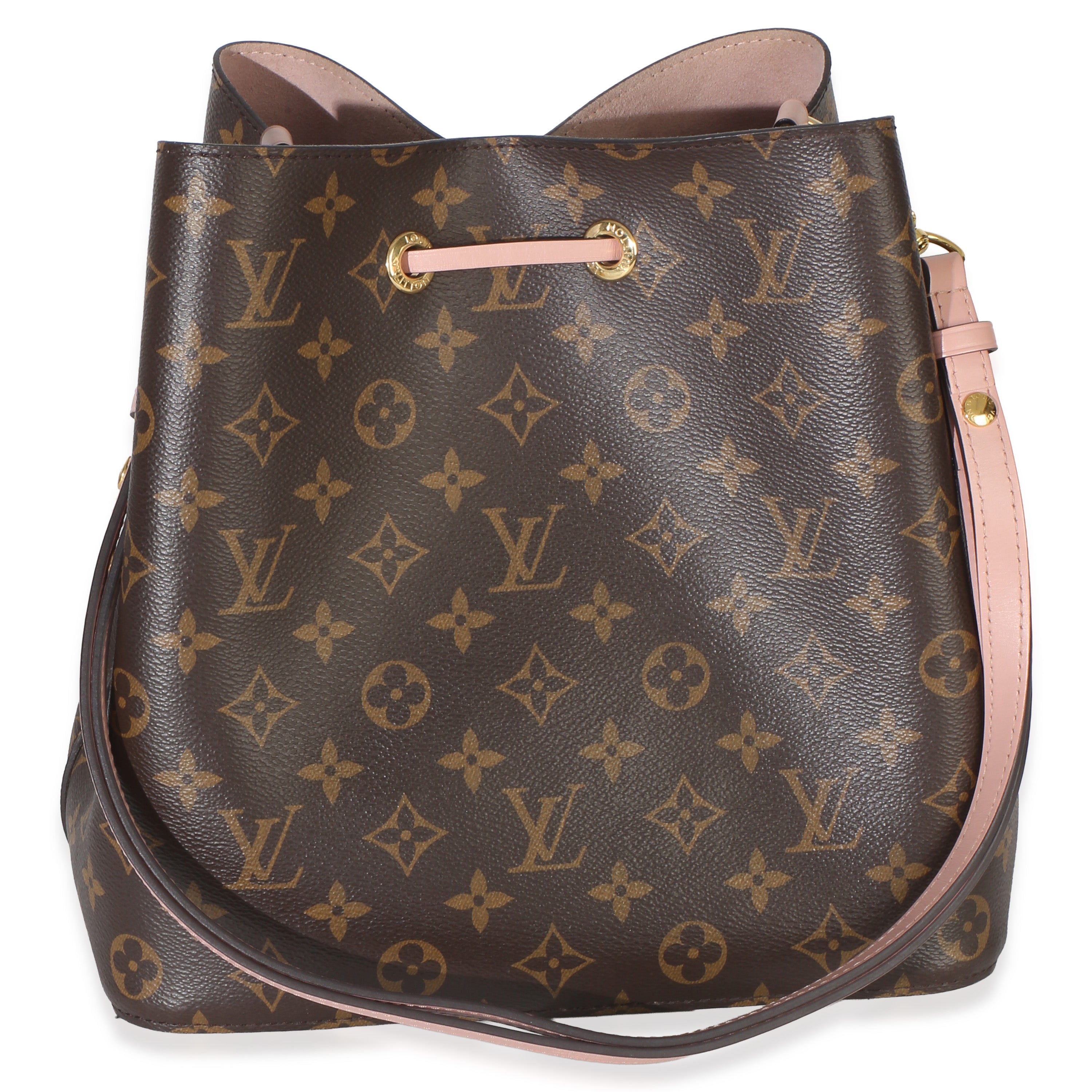 Rose Poudre Monogram Canvas Neonoe MM