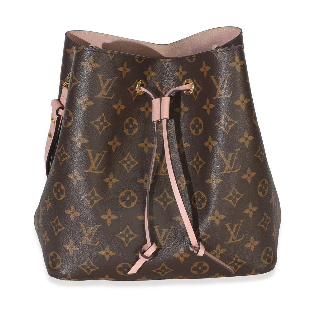 Rose Poudre Monogram Canvas Neonoe MM