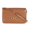 Brown Smooth Calfskin Le Maillon Satchel