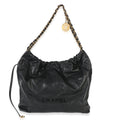 So Black Quilted Caviar Small Chanel 22 Hobo