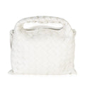 Off White Nappa Intrecciato Mini Hop Hobo